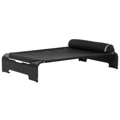 Pawhut Cama Elevada De Perros Mascota Transpirable Con Almohada Extraíble_0