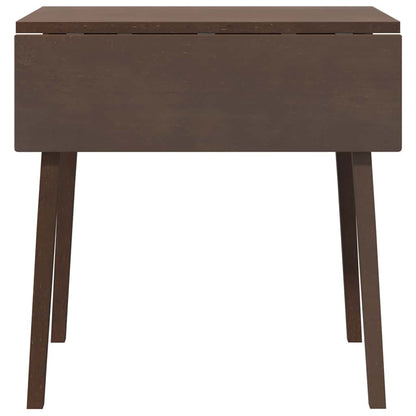 Mesa De Comedor De Madera Maciza De Caucho Marrón_3