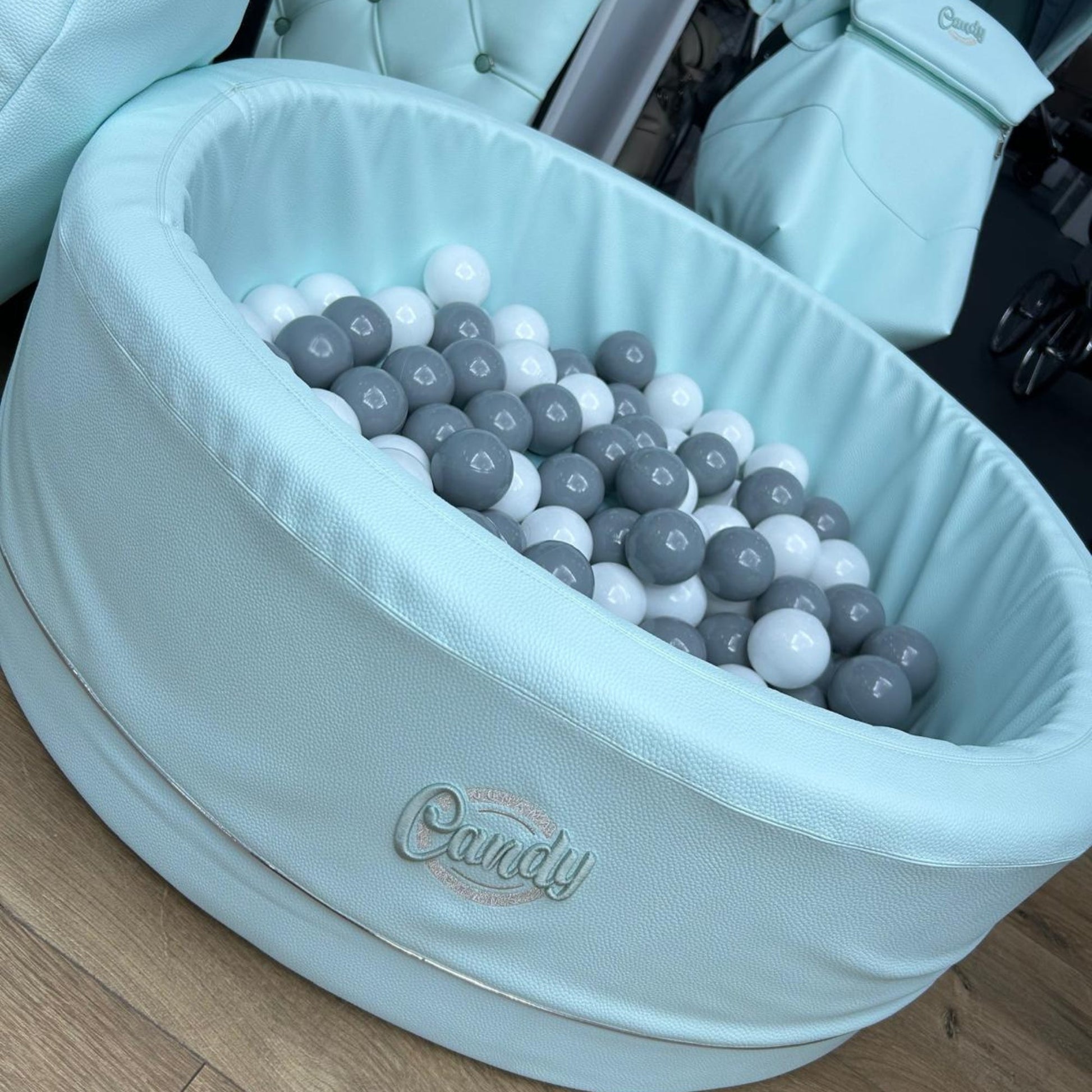 Piscina De Bolas Polipiel Candy Menta