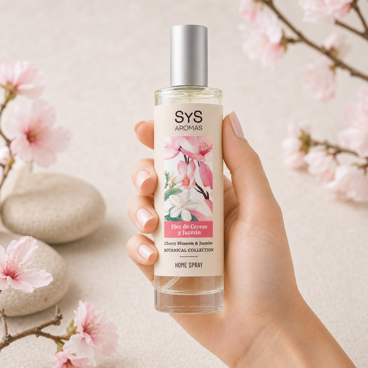 Ambientador Pulverizador Flor de Cerezo y Jazmín SYS Aromas 100 ml | Floral y Dulce | Relajante_4