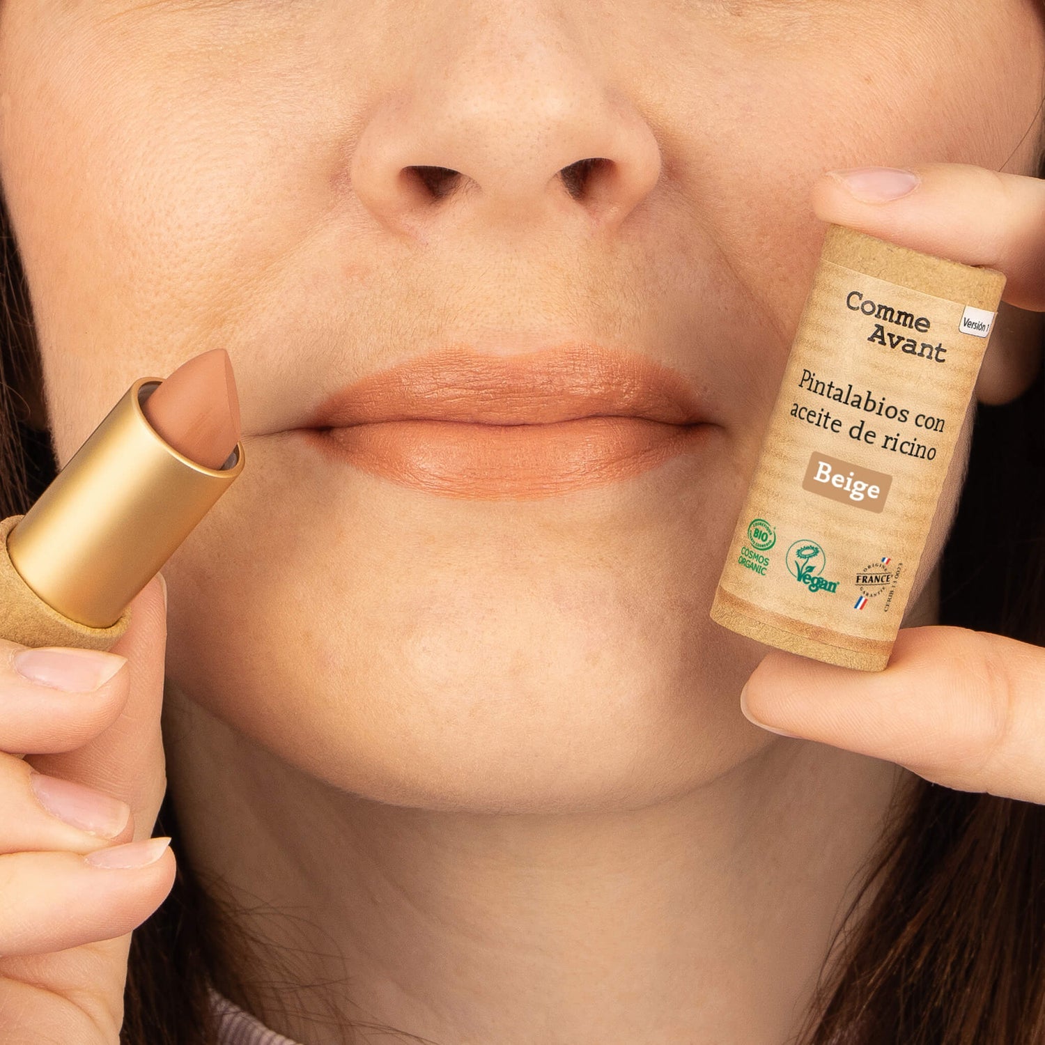 Pintalabios Con Aceite De Ricino - Beige_1