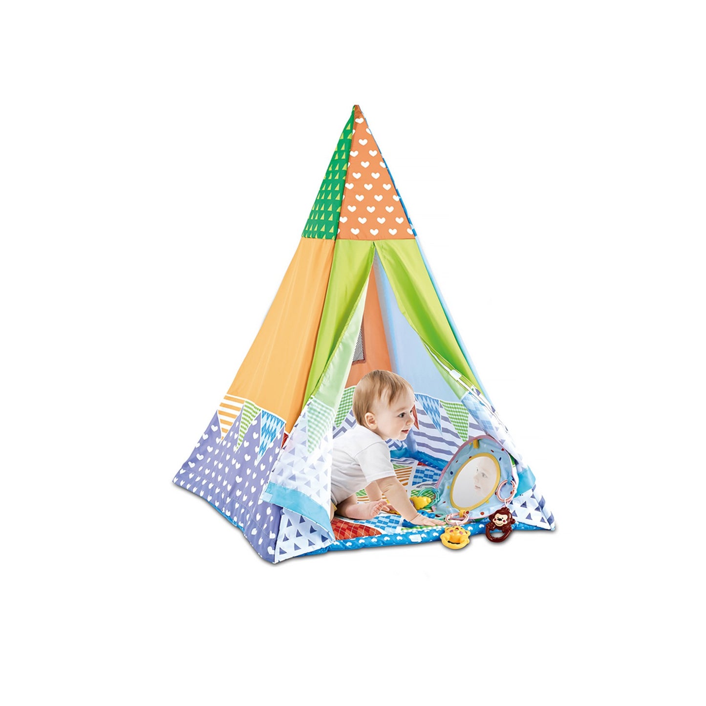 2 En 1 Manta De Actividades Tipi Party Time_0