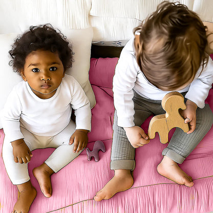 Edredón De Algodón Orgánico Rosa