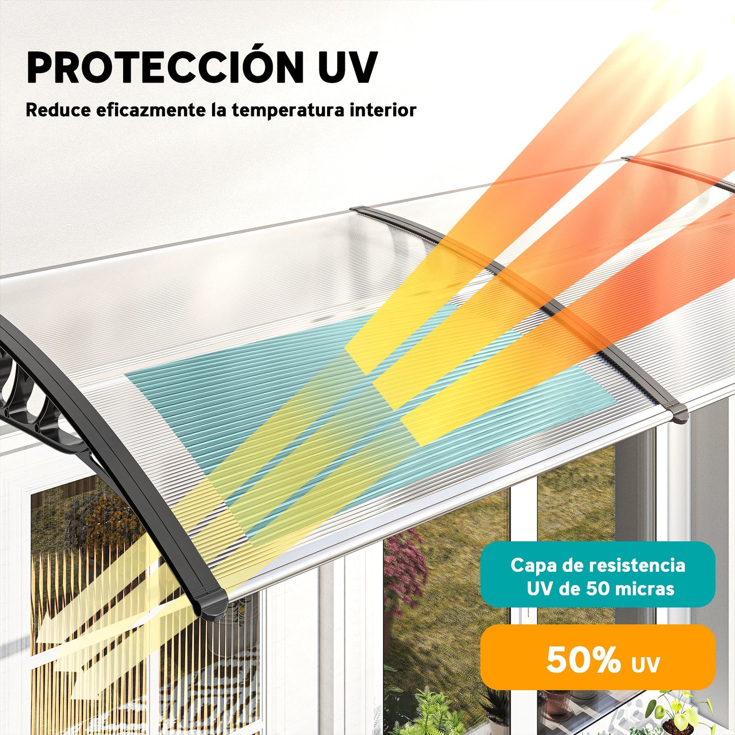 Outsunny Marquesinas Para Puertas Y Ventanas 90x295x23_3
