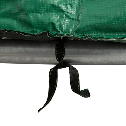 Homcom Cubierta Protectora Para Cama Elástica Trampolín Ø244 Cm Verde_4