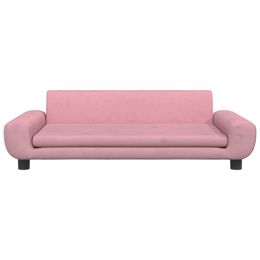 Cama Para Perros De Terciopelo Rosa 100x54x33 Cm / Vetonek_2