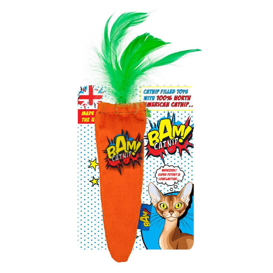 Juguete para gatos Carrot con catnip BAM!