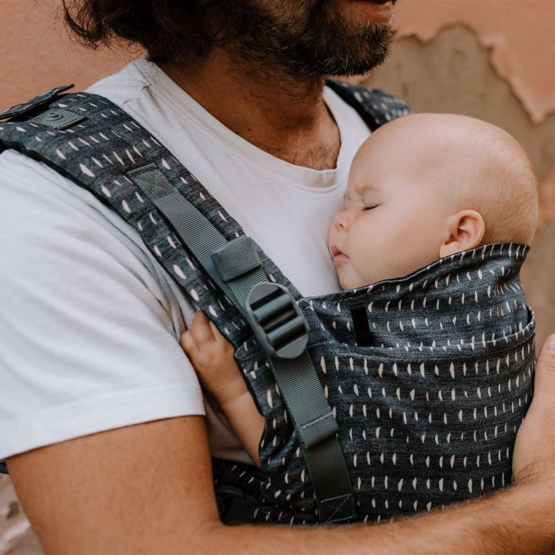 Mochila Portabebé Evolutiva Adaptable Boba X Denim Rain_1