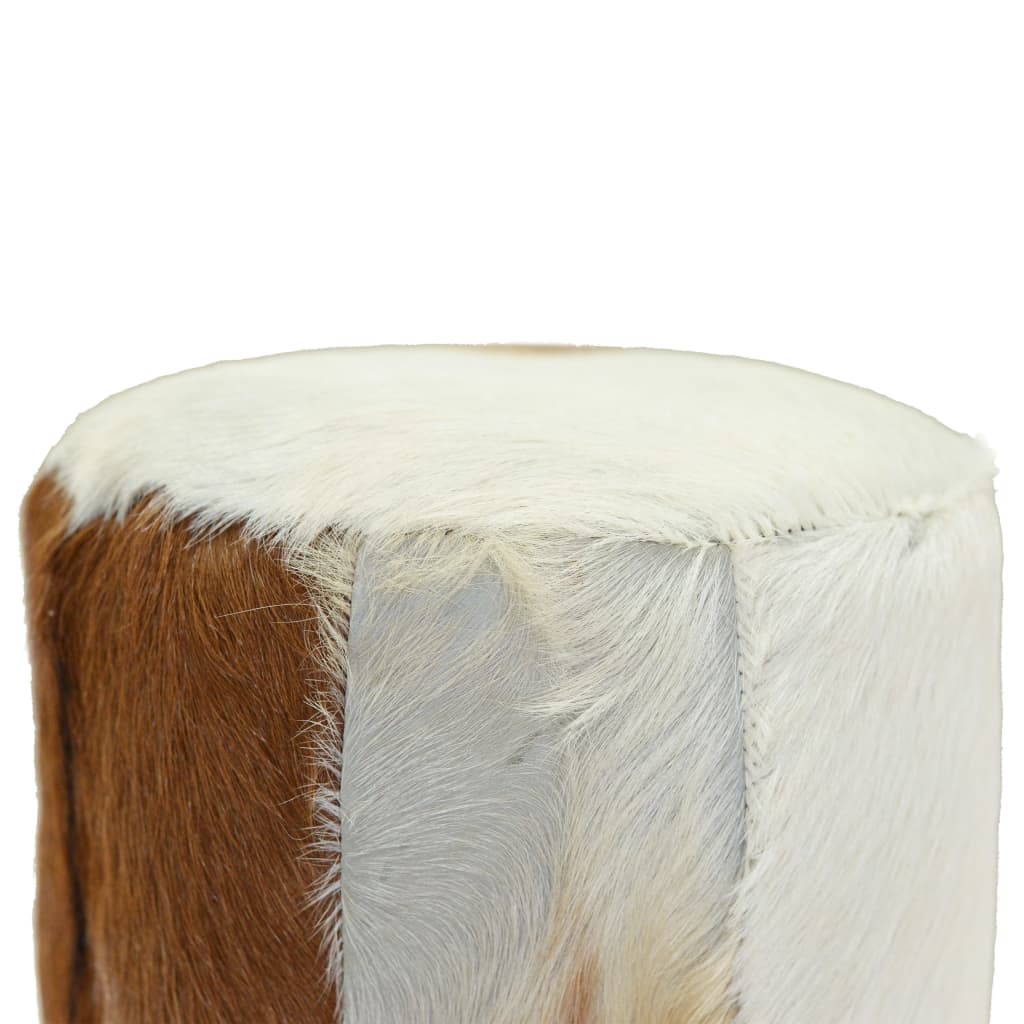 Taburete De Cocina De Cuero Auténtico Y Madera De Teca Maciza_4