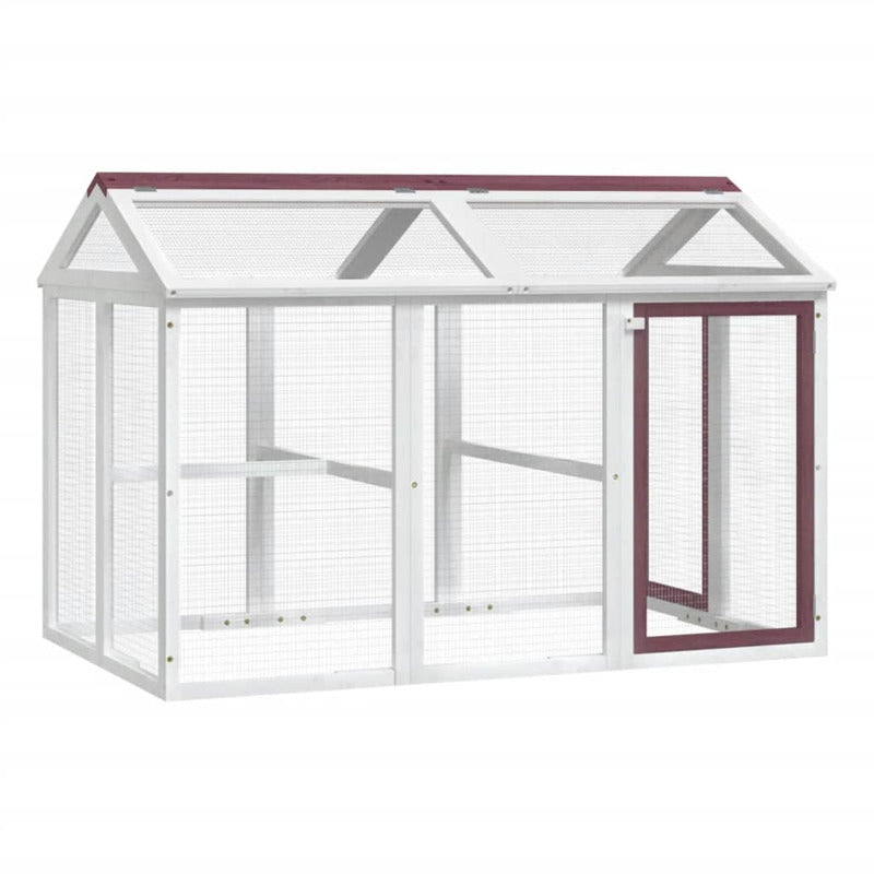 Vidaxl Corral De Madera Maciza Pino Color Moca 141x94x104 Cm_5