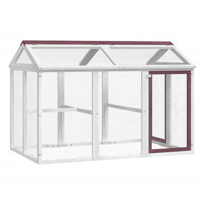 Vidaxl Corral De Madera Maciza Pino Color Moca 141x94x104 Cm_5