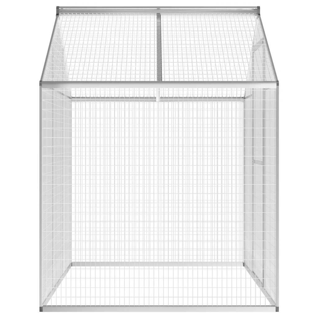 Vidaxl Pajarera De Exterior De Aluminio 178x122x194 Cm_3