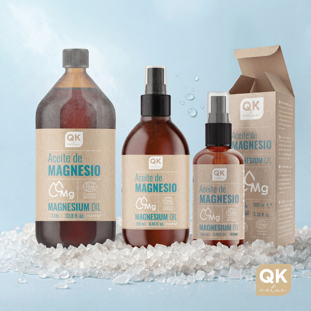 QKnatur - Aceite De Magnesio En Spray Bio 100% Puro (250 Ml) - Ideal Para Deportistas, Relajación Muscular_4