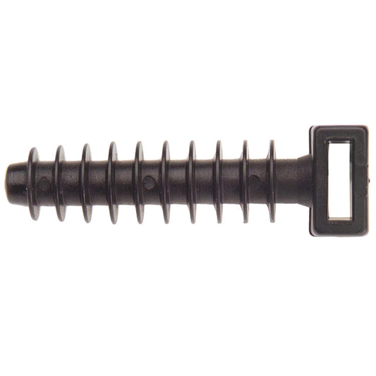 Taco Fijación Brida Nylon Negro 8 Mm. (bolsa 100 Unidades)