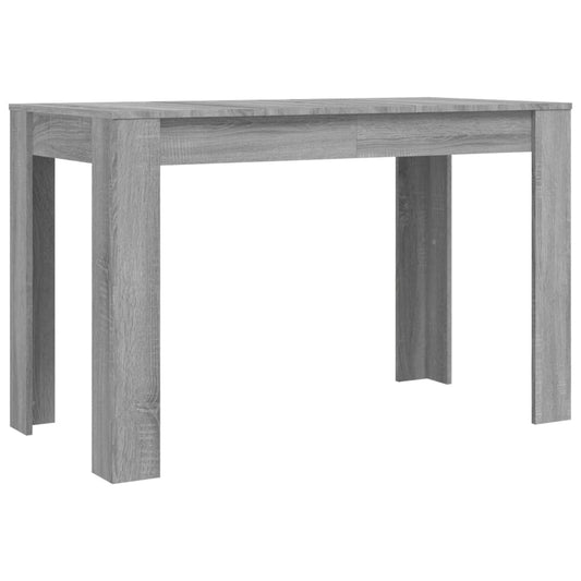 Mesa De Comedor Madera De Ingeniería Sonoma Gris 120x60x76 Cm_0