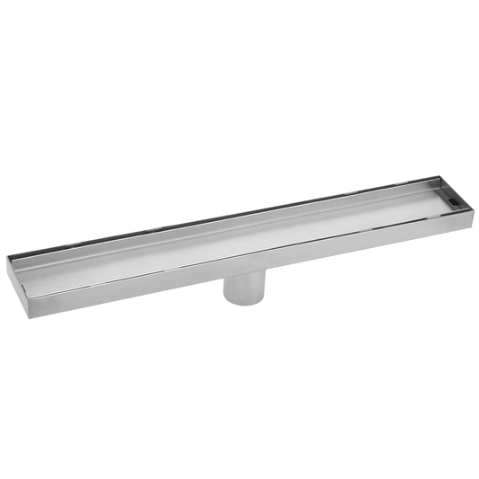 Canaleta De Desagüe Para Ducha 90cm Para Azulejo En Acero Inoxidable Mate_0