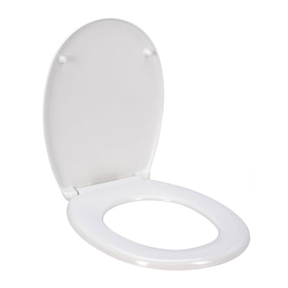 Asiento De Baño Duroplast 38x5,5x47cm Con Tapa Y Bisagras Cromadas Abs - Well Home_0