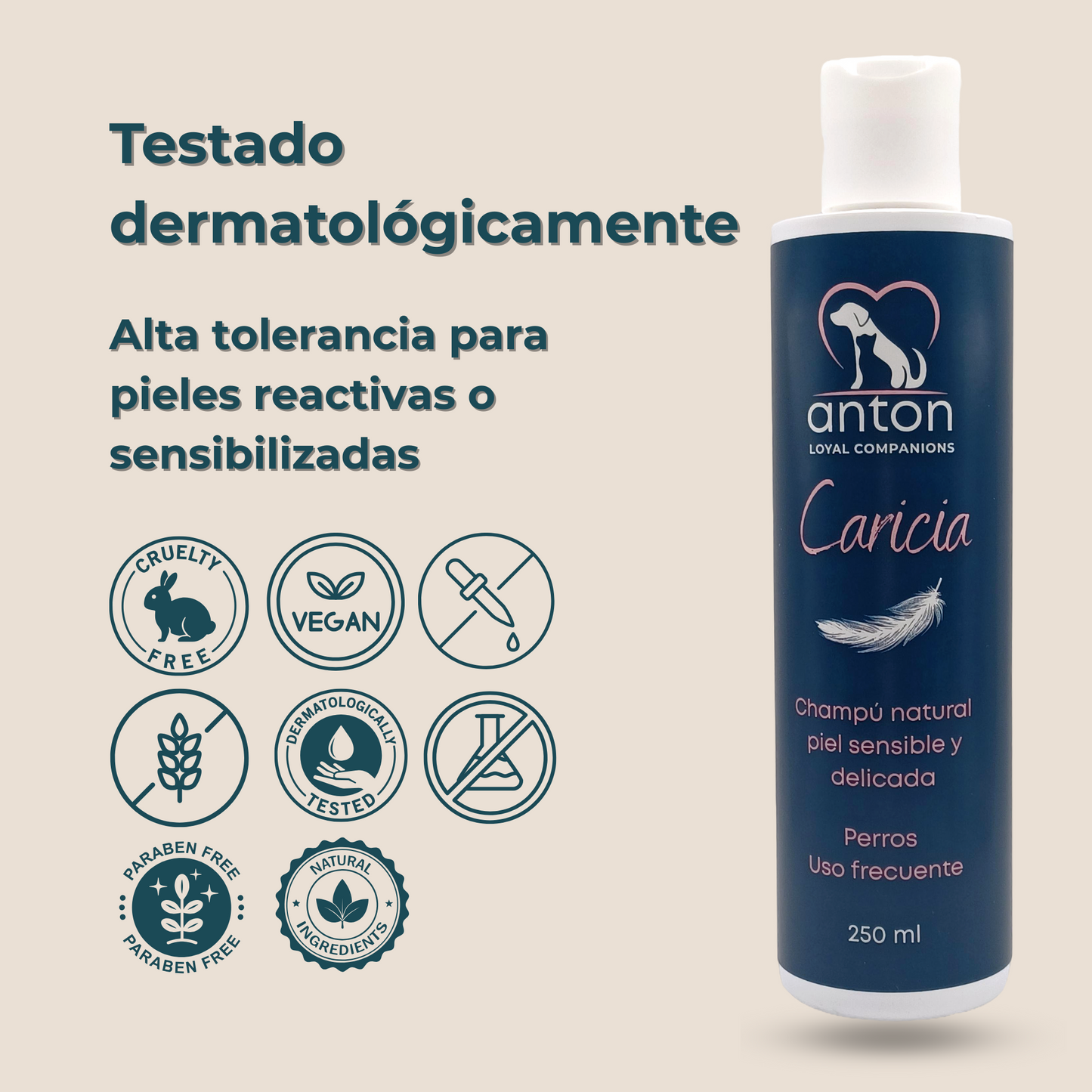 Champú natural para piel sensible de perros – Pack 2 x 250 ml_5