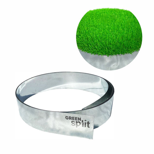 Tira De Cercado De Césped Metal Alu/zinc 20 Cm X 15 Metros | Cercado De Césped | Cercado De Cama | Bordes De Cama