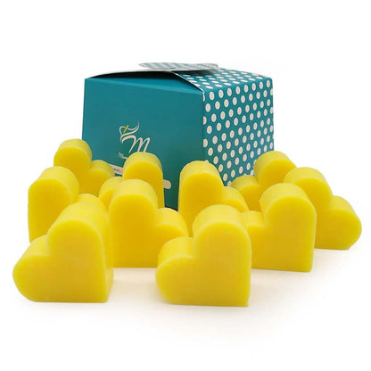 12 Jabones Aromáticos Con Forma De Corazón - Detalle Para Invitados De Eventos. Jabón Glicerina Aroma Pomelo_3