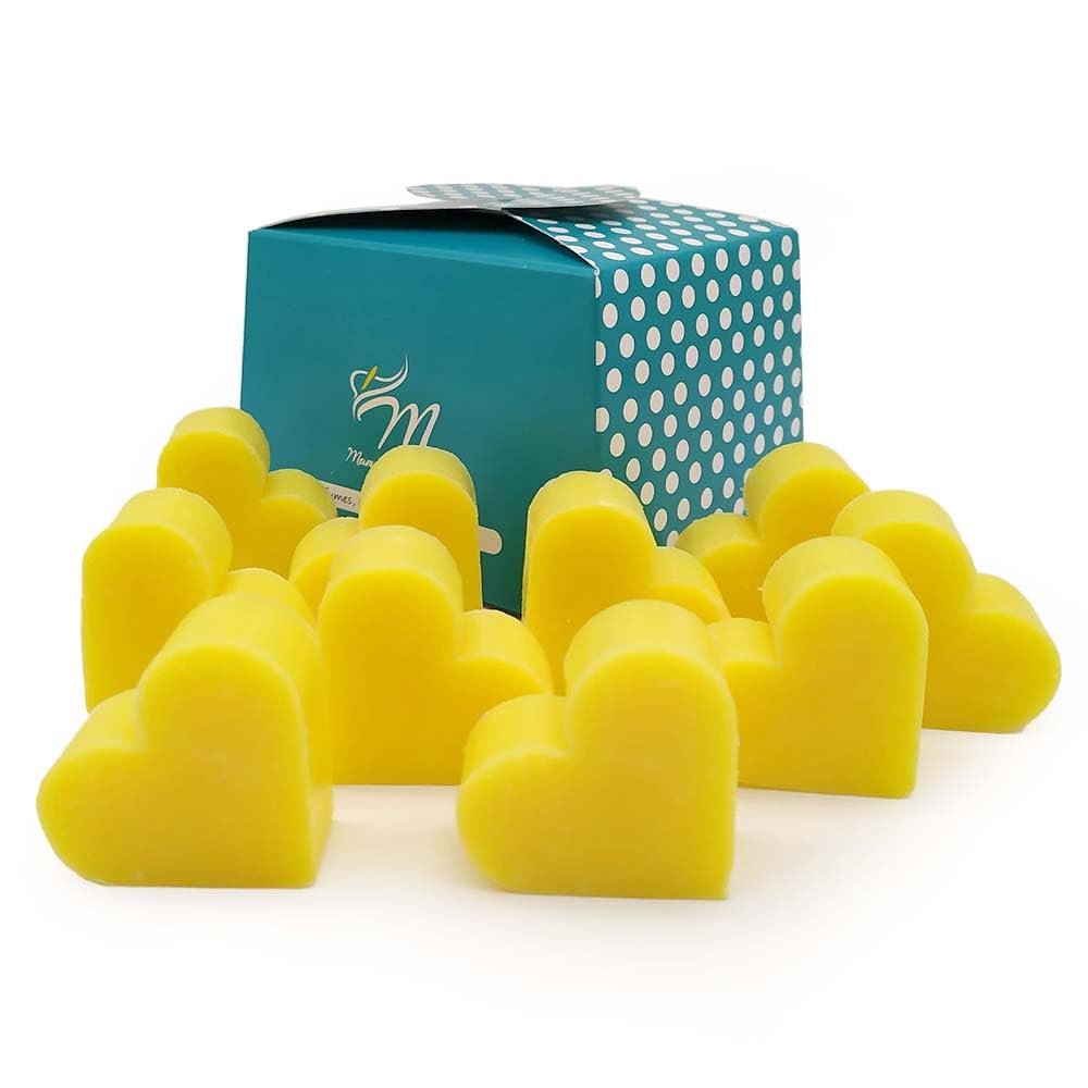 50 Jabones Aromáticos Con Forma De Corazón - Detalle Para Invitados De Eventos - Jabón Glicerina Con Aroma A Pomelo_3