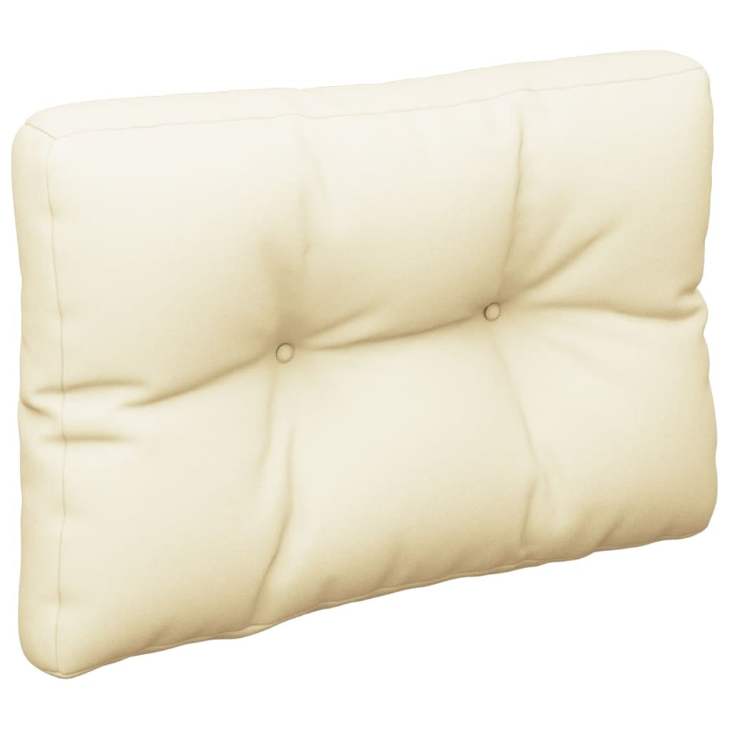Vidaxl Cojín Para Sofá De Palets Tela Crema 50x40x12 Cm_0