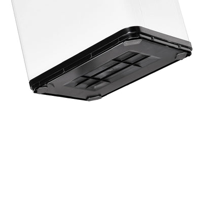 Cubo Inteligente 30l Sin Patas Apertura Auto Blanco