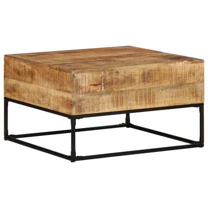 Mesa De Centro Madera De Mango Rugosa 68x68x41 Cm_4