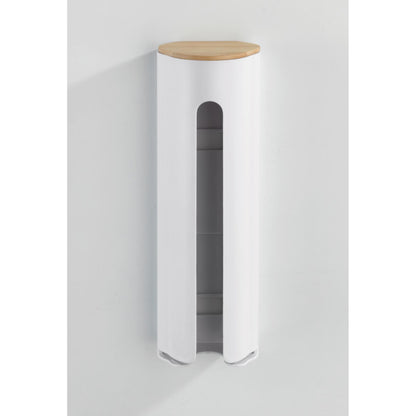 Caja para almohadillas de algodón Laresa blanco Wenko