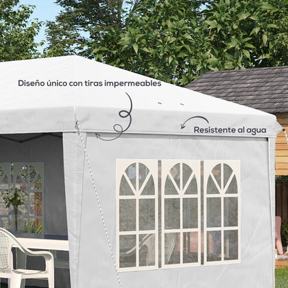 Outsunny Carpa Plegable 6x3 M Con 4 Laterales Desmontables 4 Ventanas_5