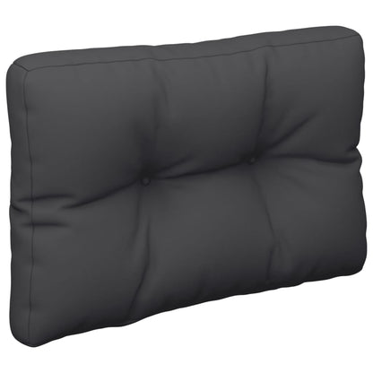 Vidaxl Cojines Para Palets 2 Unidades Tela Negro_3