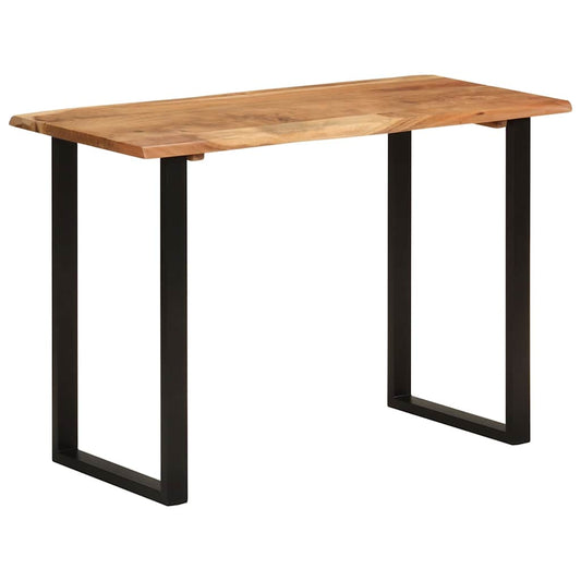 Mesa De Comedor Madera Maciza De Acacia 110x50x76 Cm_0