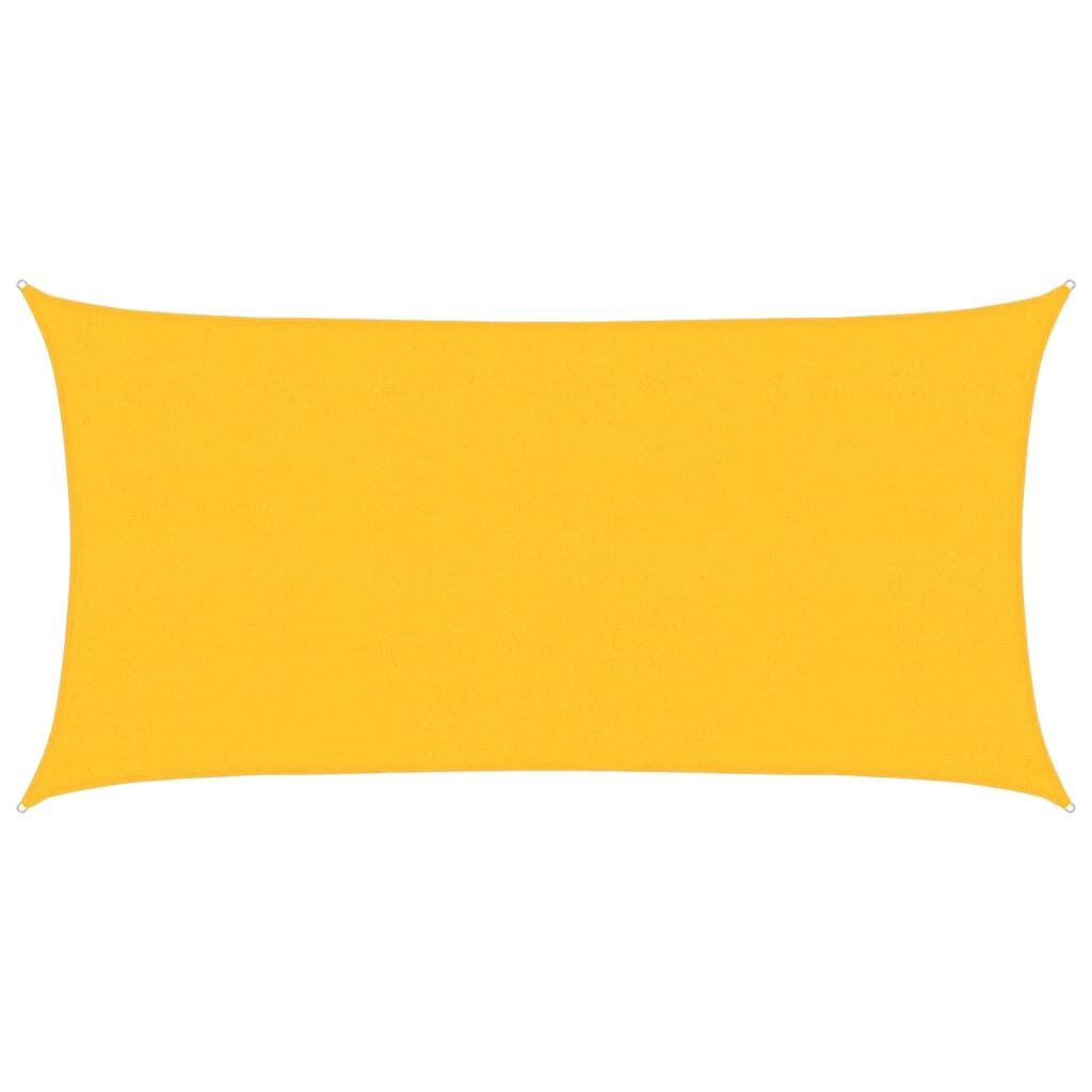 Vidaxl Toldo De Vela Hdpe Amarrilo 160 G/m² 2,5x4,5 M_0