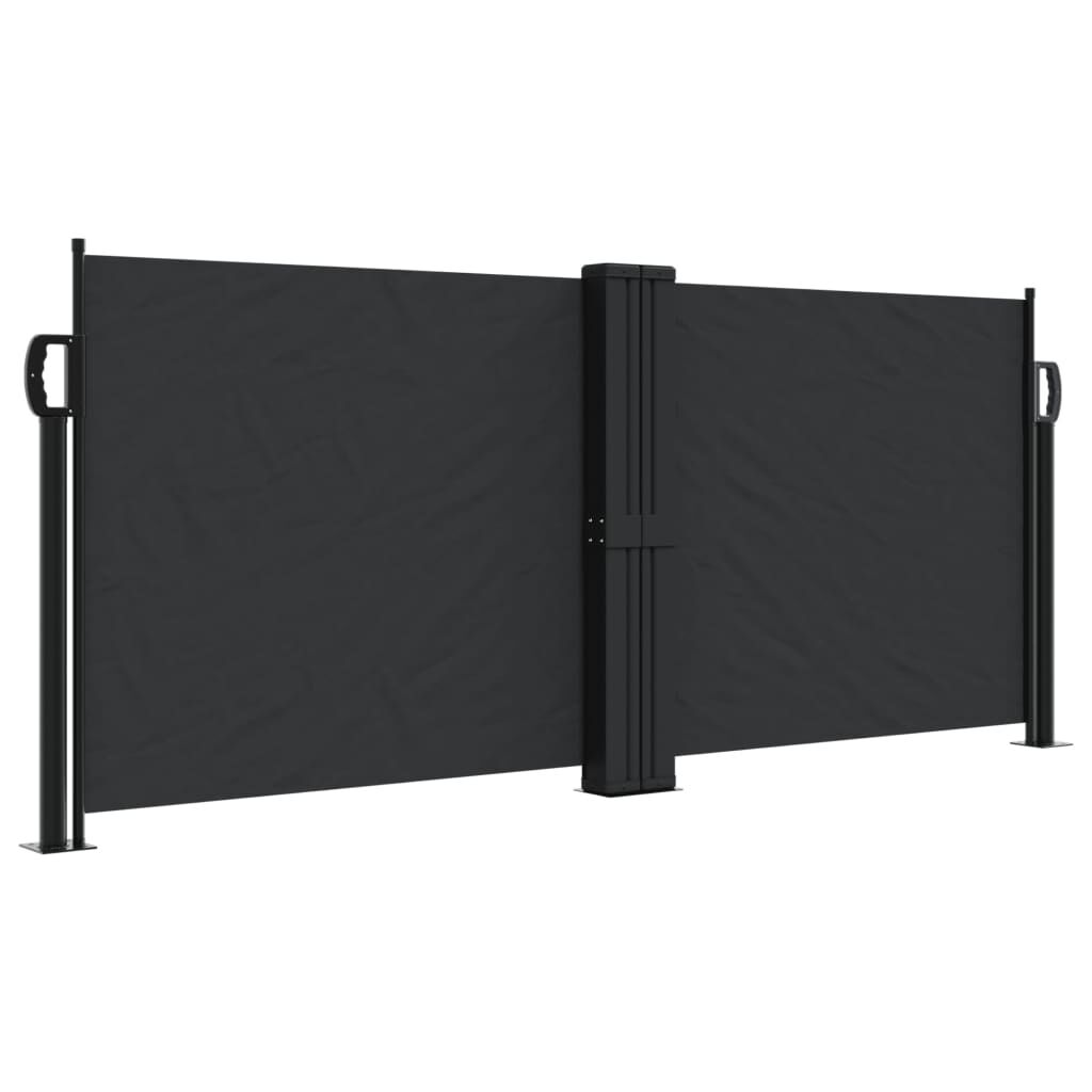 Vidaxl Toldo Lateral Retráctil Negro 100x600 Cm_0