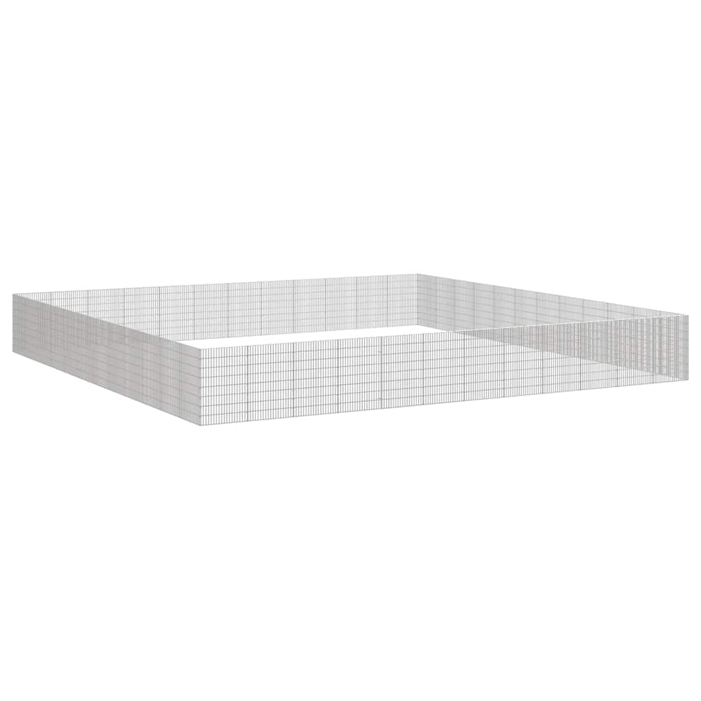 Vidaxl Recinto Corral Animales 48 Paneles Hierro Galvanizado 54x80 Cm_0