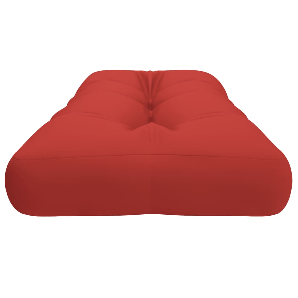 Vidaxl Cojín Para Sofá De Palets De Tela Rojo 120x40x12 Cm_5