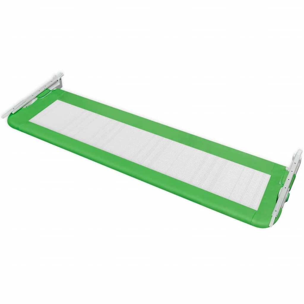 Vidaxl Barandilla De Seguridad Cama De Niño 150x42 Cm Verde_3