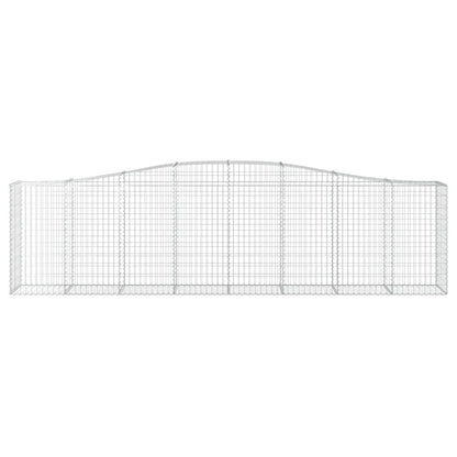 Cestas De Gaviones 6 Uds Forma De Arco Hierro 400x50x100/120 Cm_3