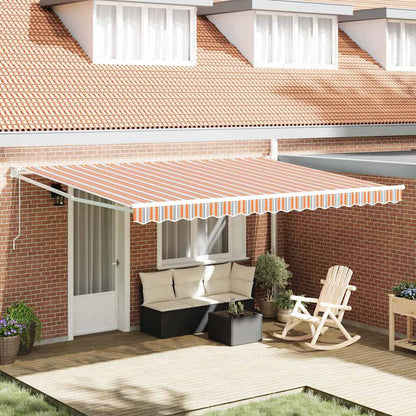 Toldo Retráctil Multicolor 450 X 300 Cm Poliéster Y Metal_1