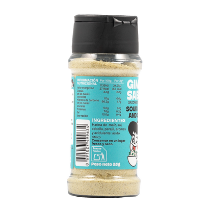 Sazonador vegetal sabor sour cream and onion