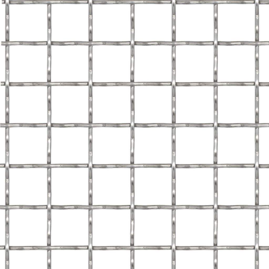 Panel De Malla Alambre Rizado Acero Inox. 100x85 Cm 21x21x2,5mm / Vetonek_1