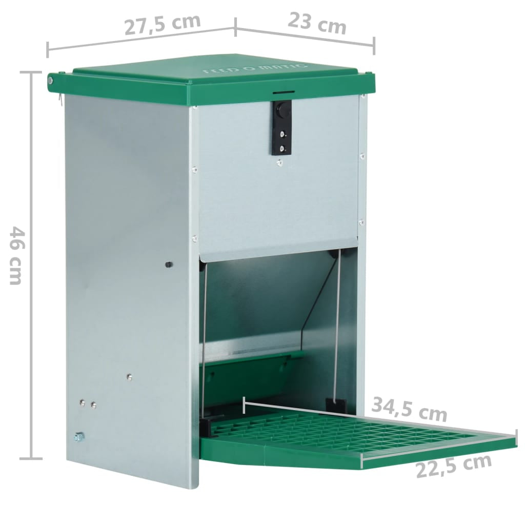 Vidaxl Comedero Automático Para Aves De Corral Con Pedal 8 Kg_2