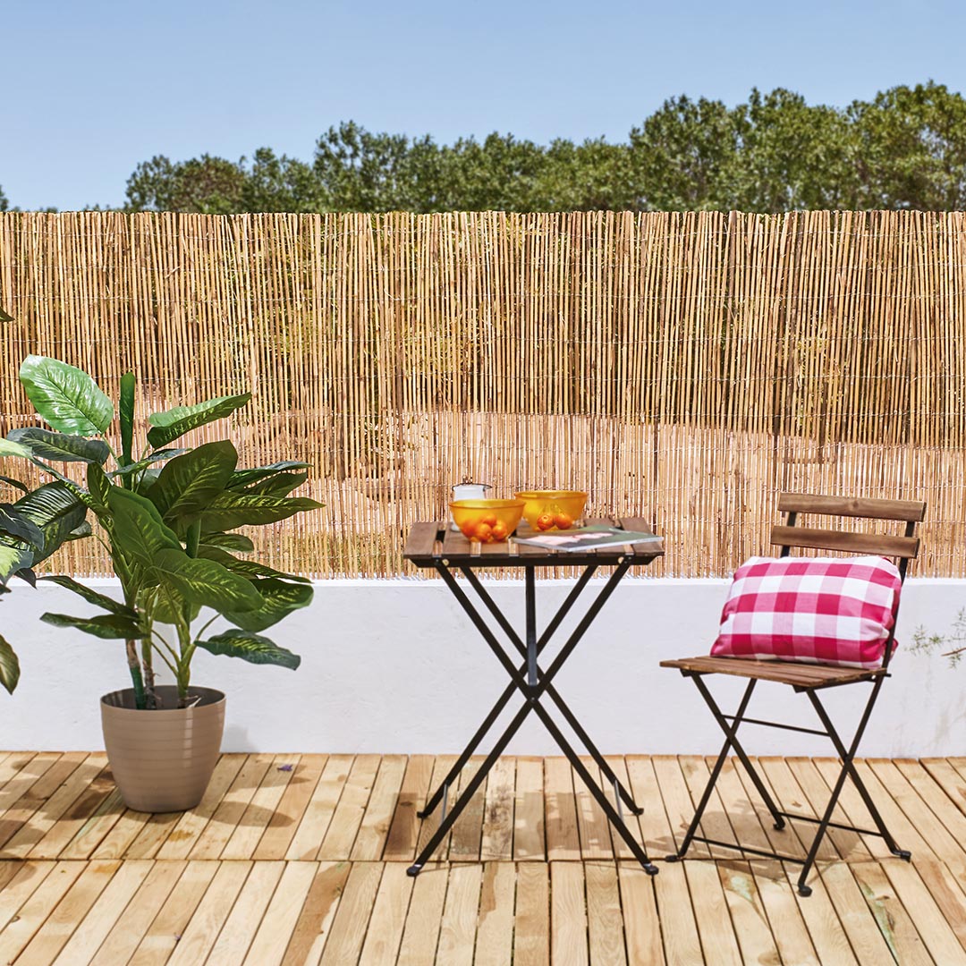Cañizo De Bambú Entero - Natural Y Resistente 1x5 M / Multicolor_0