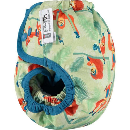 Pañal reutilizable bambú Pop-in corchetes Orangutan Close Parent