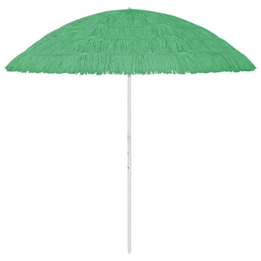 Vidaxl Sombrilla De Playa Hawaii Verde 300 Cm_0