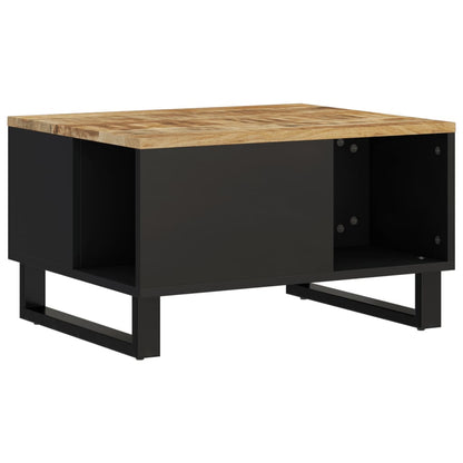 Mesa De Centro De Madera Maciza Mango 60x50x35 Cm_0