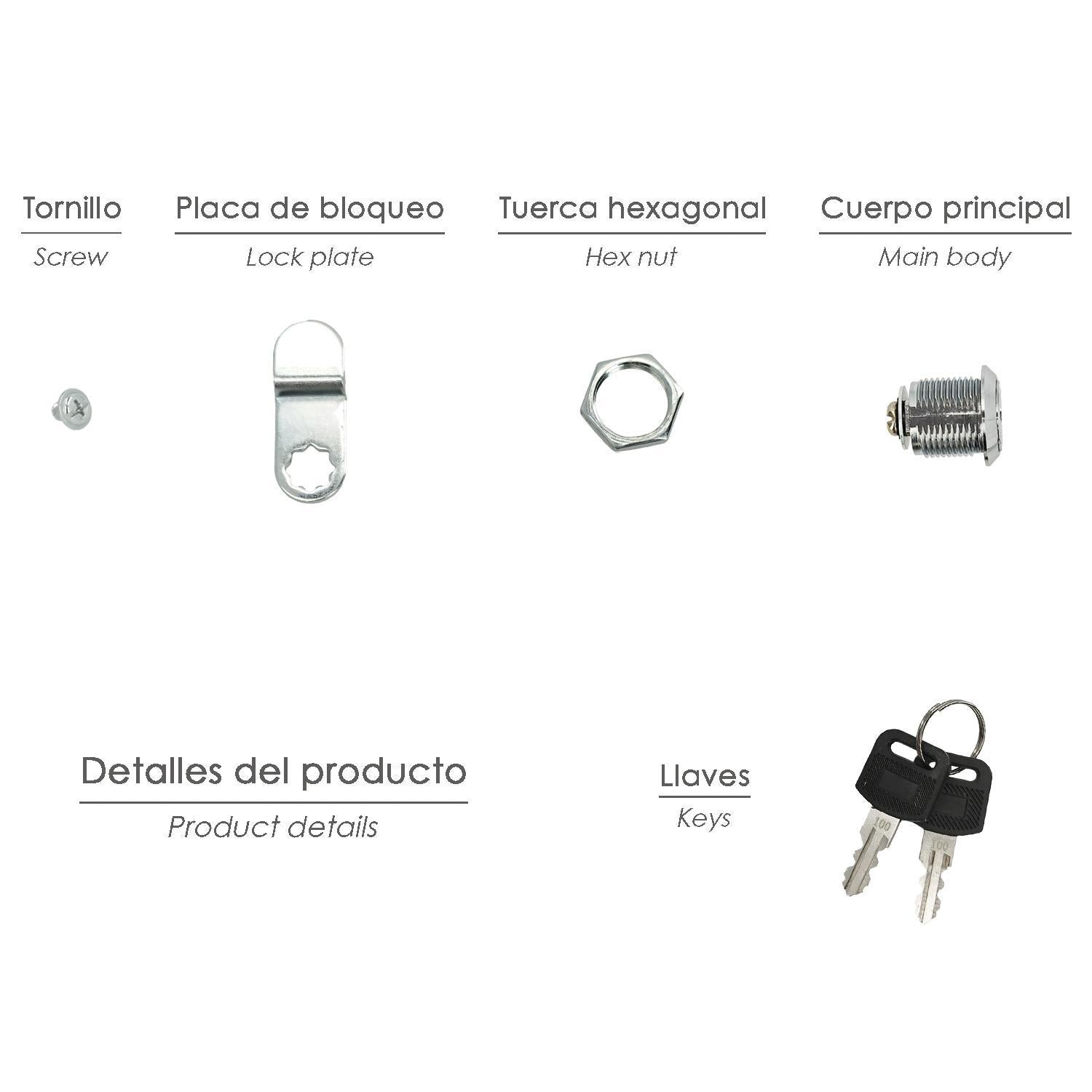 Cerradura Recambio Para Buzon Country_2