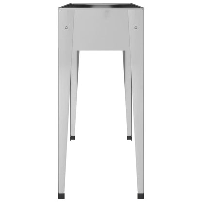 Jardinera De Acero Galvanizado 100,5x40,5x90 Cm_4