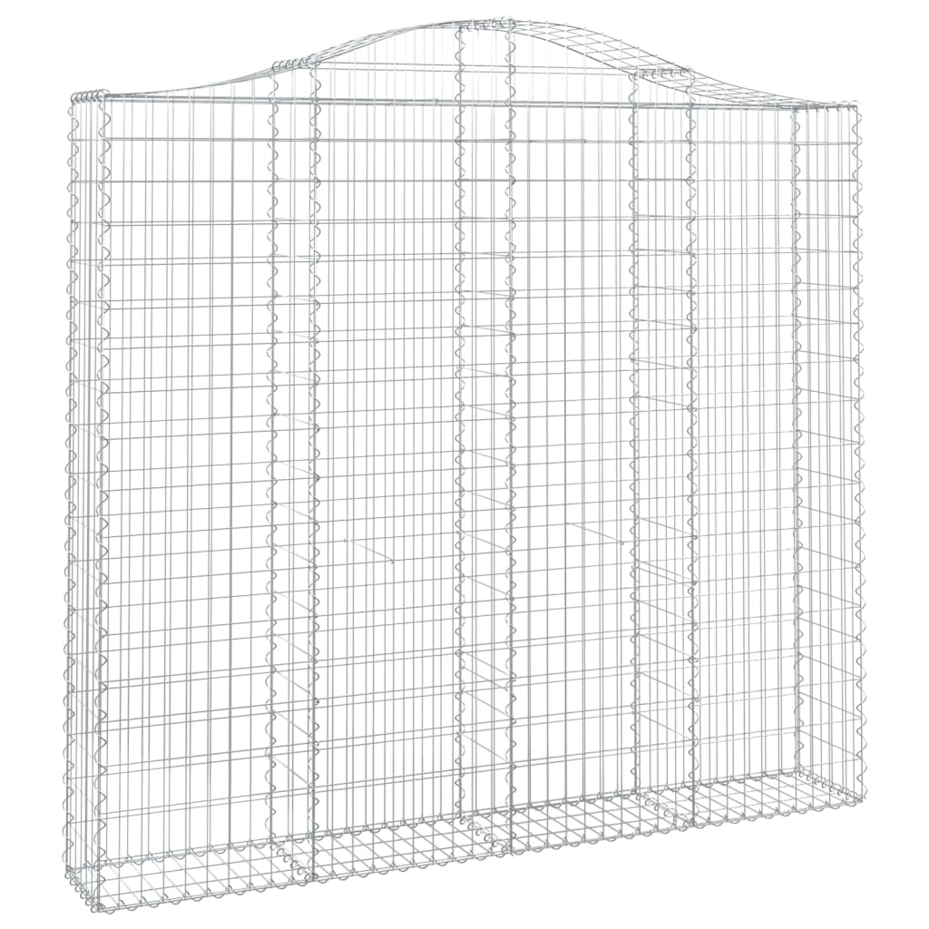 Cestas De Gaviones 6 Uds Forma De Arco Hierro 200x30x180/200 Cm_2