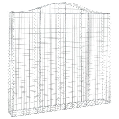 Cestas De Gaviones 6 Uds Forma De Arco Hierro 200x30x180/200 Cm_2